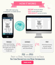 Load image into Gallery viewer, Before they say I do let's have a BBQ, printable self-editable template, A300