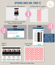 Load image into Gallery viewer, Movie Night ticket, printable birthday party invitation, editable template, A706