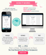 Load image into Gallery viewer, Pregnancy announcement with calendar, printable editable template, A317