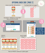 Load image into Gallery viewer, Carnival Birthday party ticket Invitation, printable editable template, A705