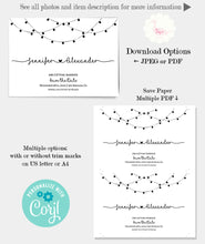 Load image into Gallery viewer, Save the Date card, instant download, editable template, A319