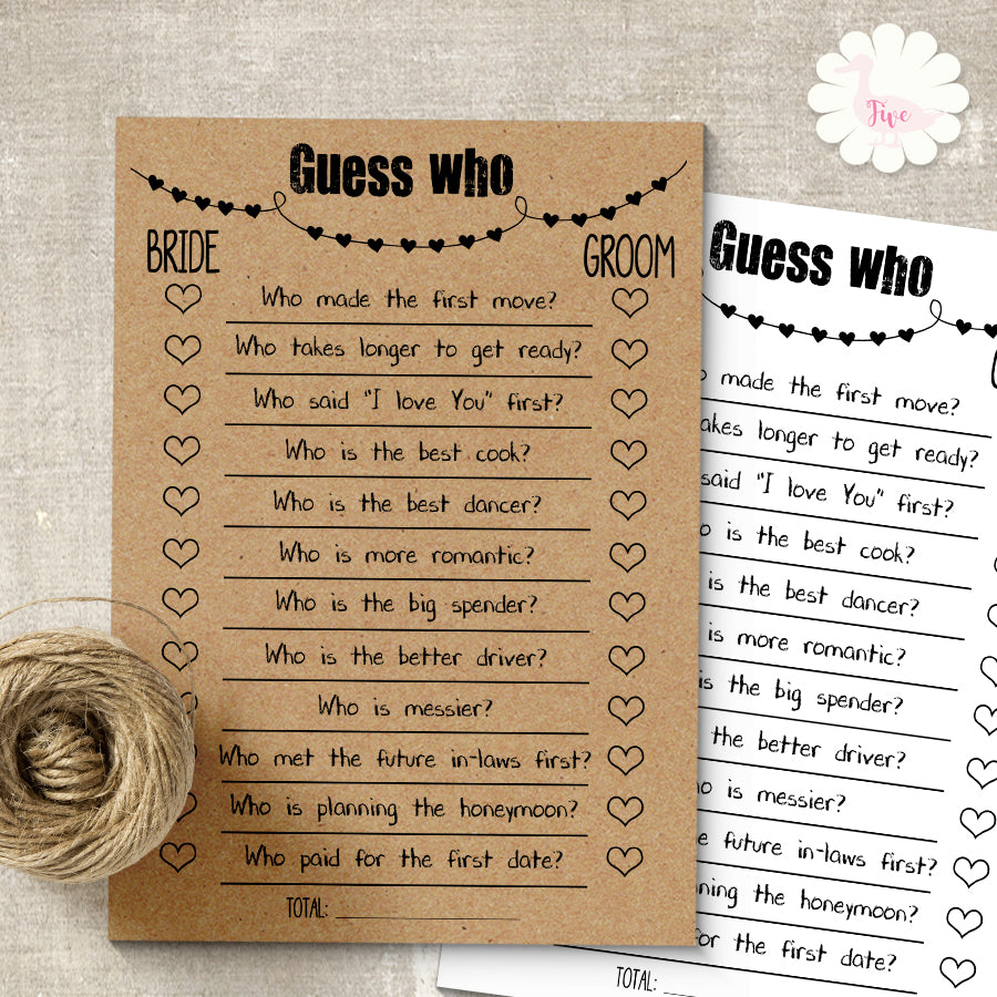 Bridal Shower Game, Guess Who, printable digital file, instant downloa – My Five Ducklings bridal-shower-game-guess-who-printable-digital-file-instant-downloa-my-five-ducklings