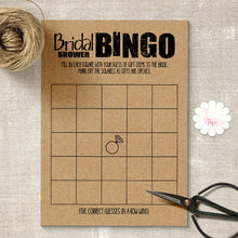 Load image into Gallery viewer, Bridal Shower game, printable Bingo, digital file, instant download, G102
